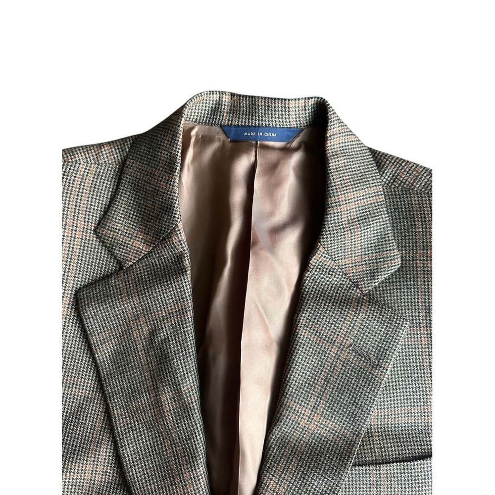 Brooks Brothers Sport Coat Mens 40S Brown 1818 Fitzgerald EThomas Wool Cashmere - Picture 3 of 13